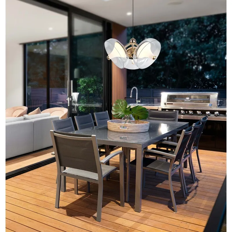 Rose Gold Bloom Pendant Light