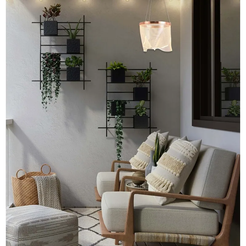 Rose Gold Drape Pendant Light
