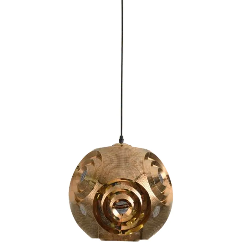 Rose Gold Labyrinth Pendant Light