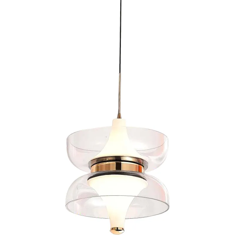 Rose Gold Ripple Pendant Light