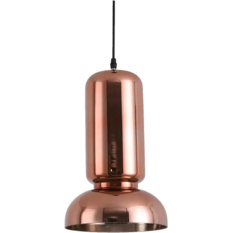 Rose Gold Spire Glass Pendant Light