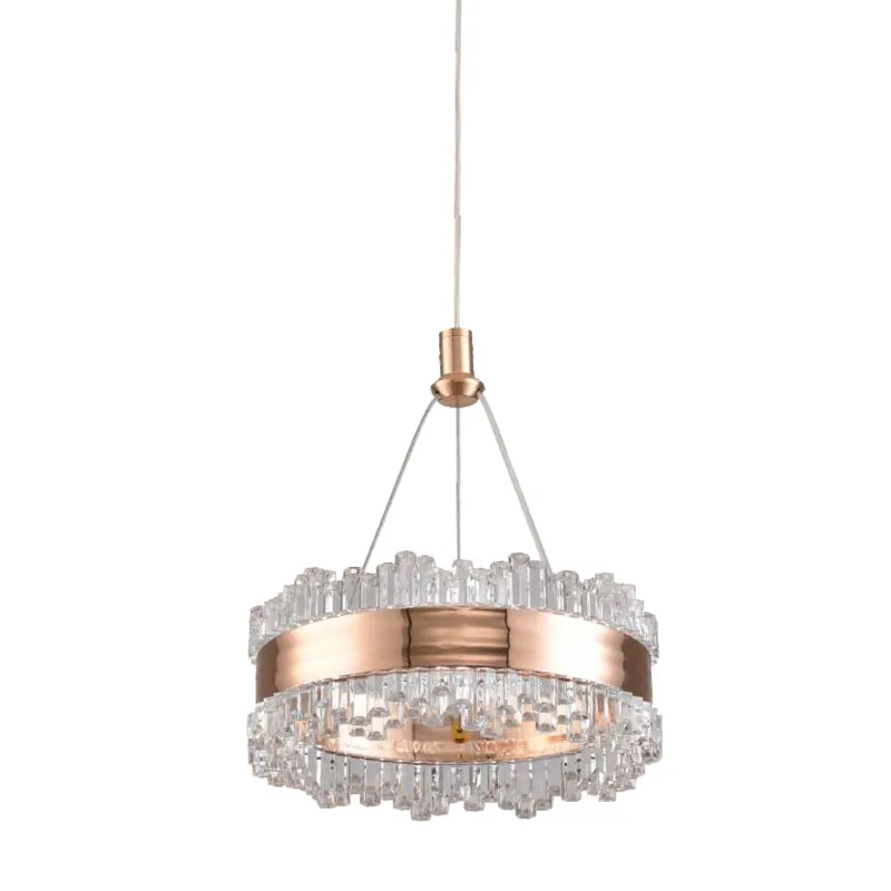 Rose Horizon Ring Sculptural LED Pendant Light