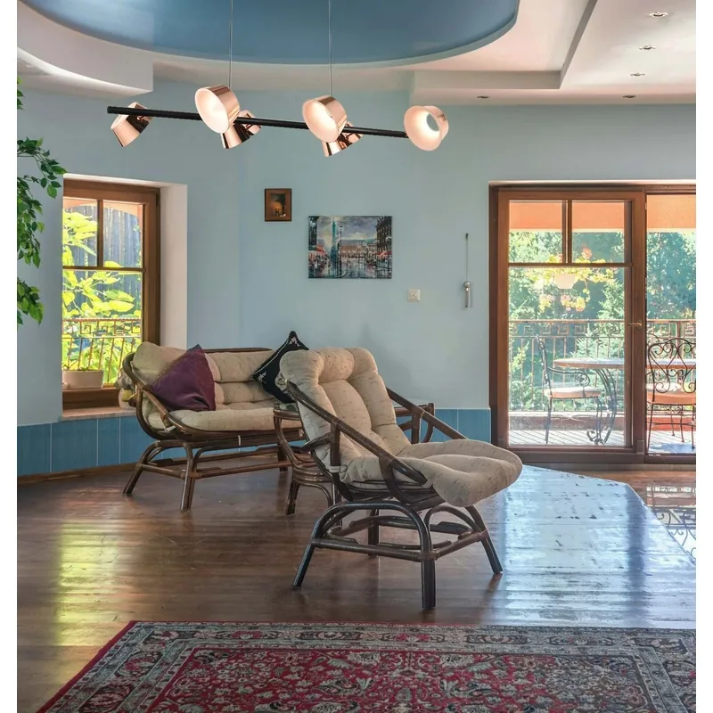 Rose Horizon Stream Linear LED Pendant Light