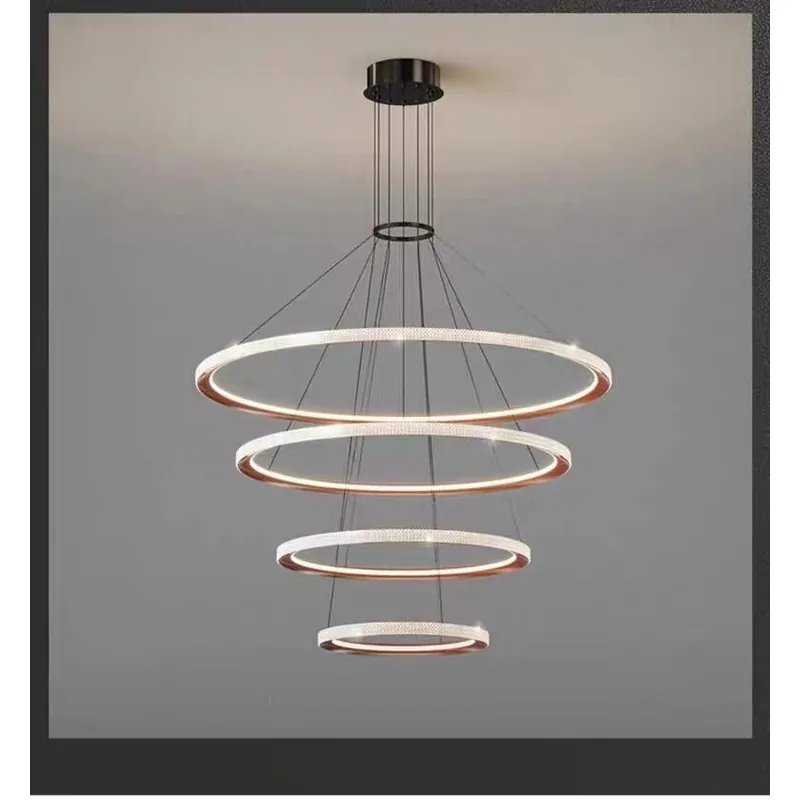 Rounds of Time Modern Chandelier