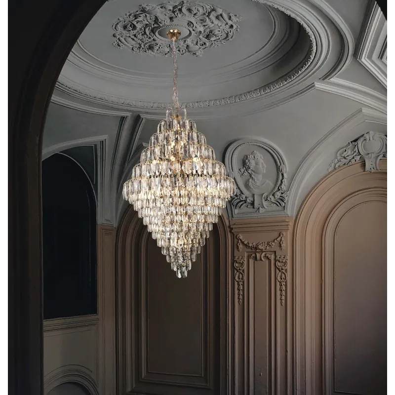 Royal Gold Crystal Chandelier