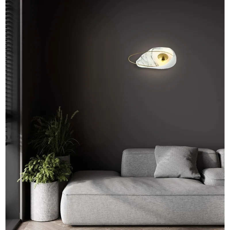 Sculpted Glow Wall Light