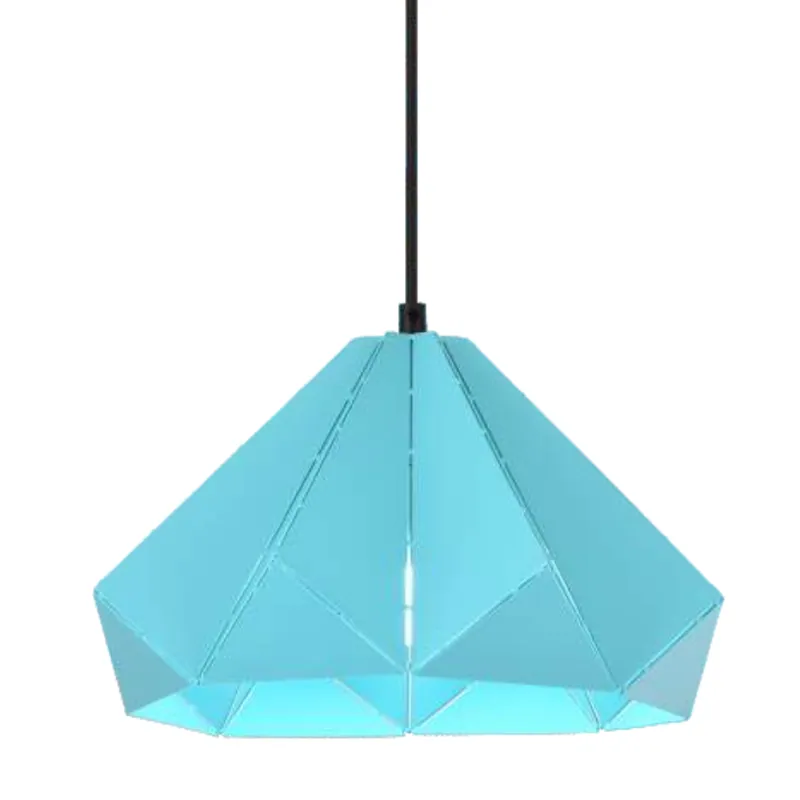 Seaglass Prism Geometric Pendant Light