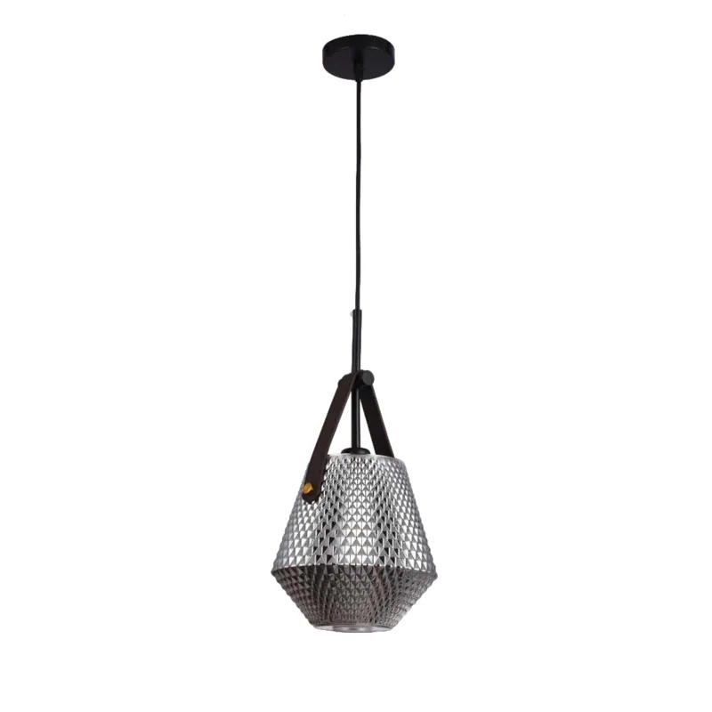 Smoked Weave Pendant Light