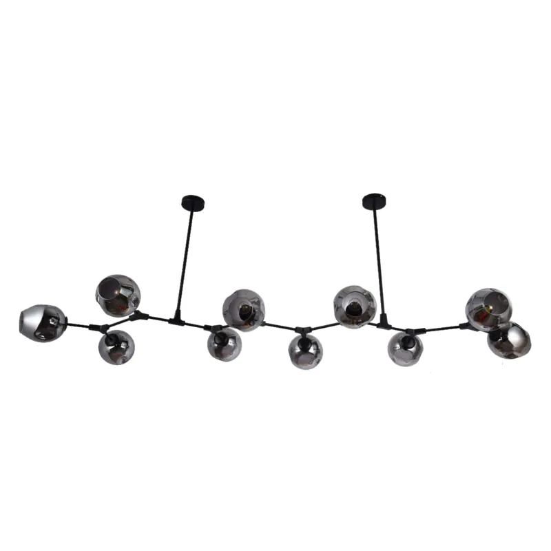 Smokey Starline Horizon Linear Chandelier