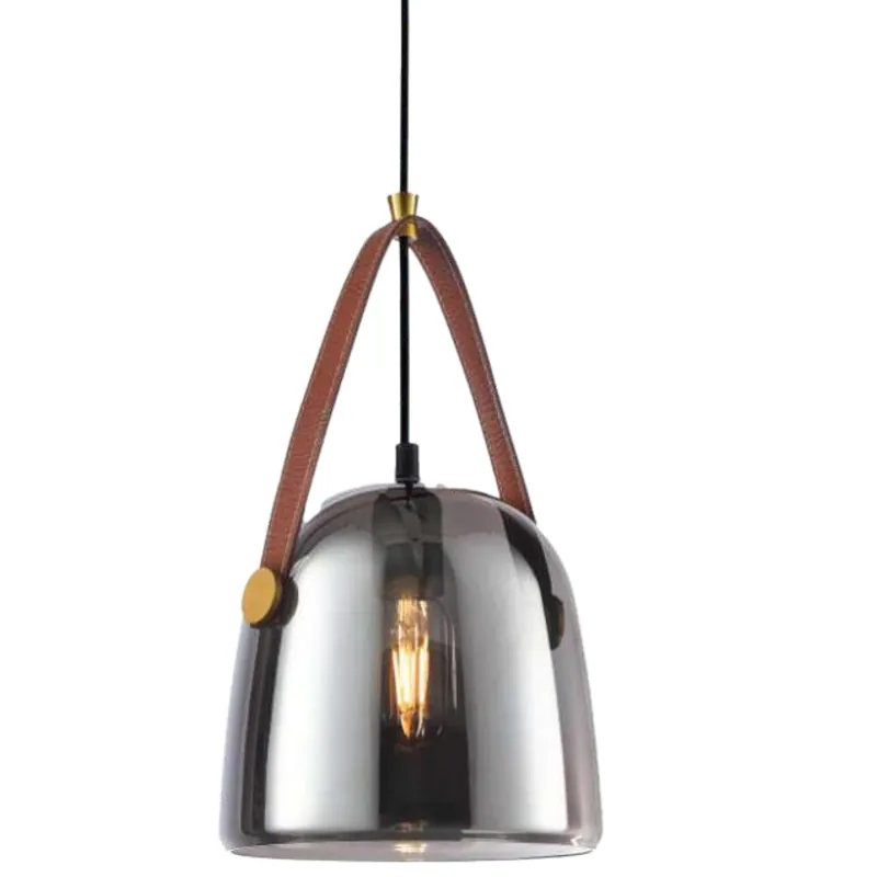 Smoky Strap Glow Pendant Light