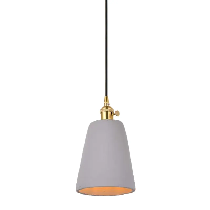Soft Stone Drop Cement Pendant Light