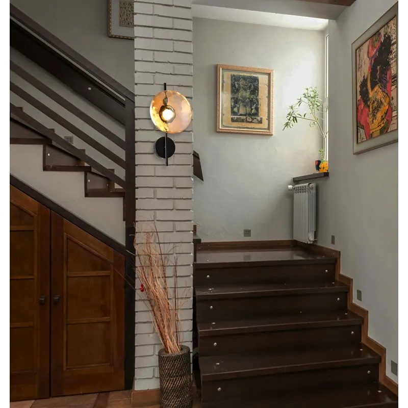 The Amber Eclipse Wall Light