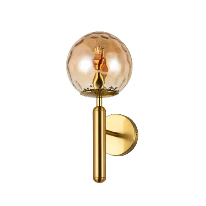 The Amber Sphere Wall Light