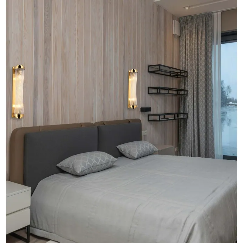 The Gilded Wave Wall Light