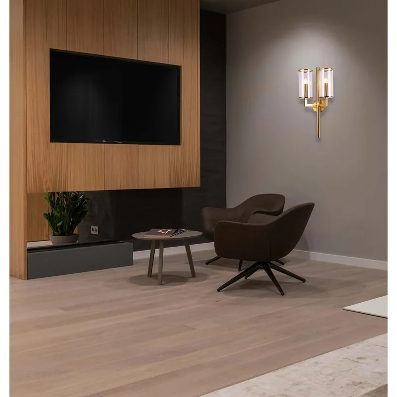 The Golden Embrace Twin Wall Light