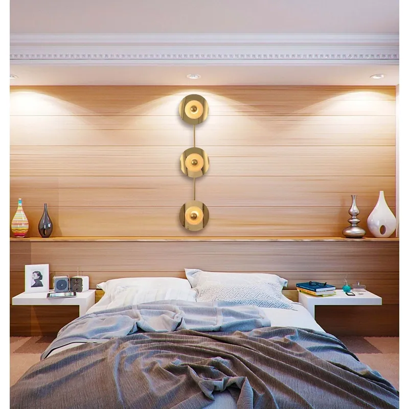 The Golden Trio Wall Light