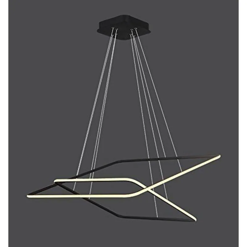Two Paths Modern Geometric Pendant Light