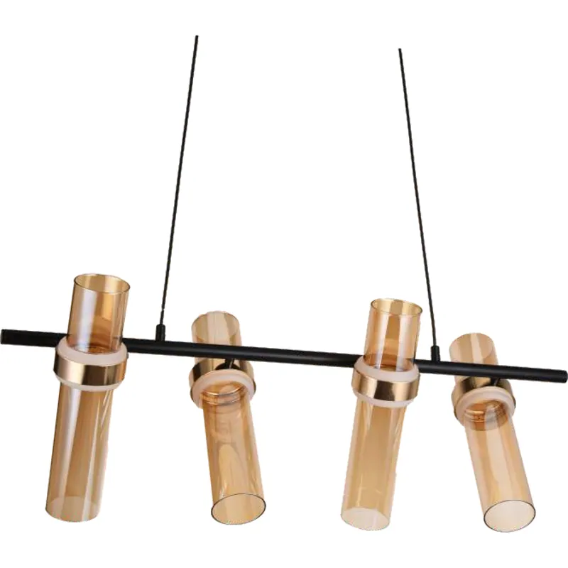 Urban Amber Echo Linear Chandelier