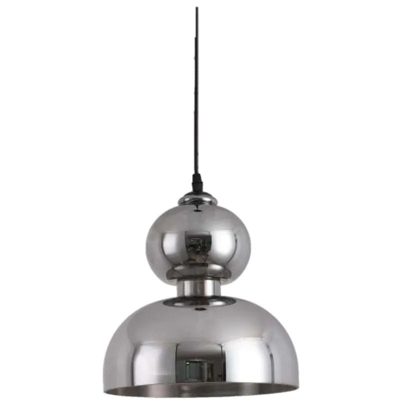 Veiled Eclipse Glass Pendant Light