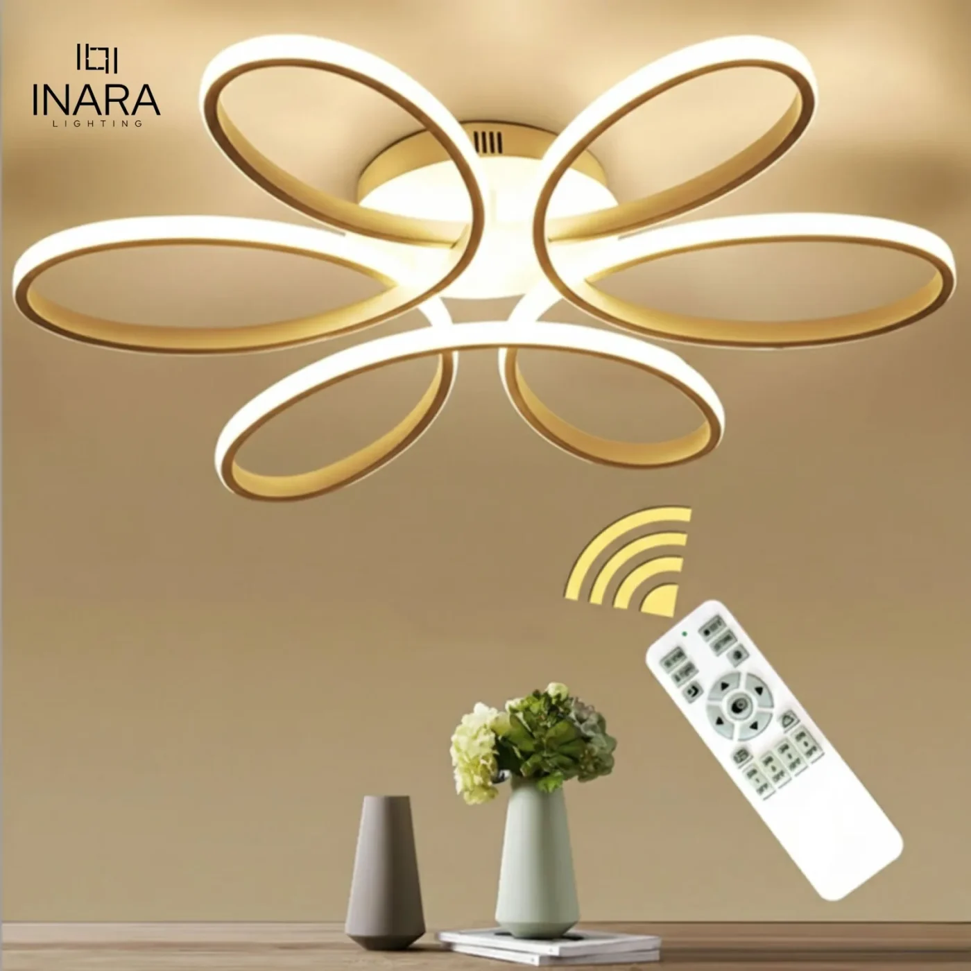 Whispering Petals Modern Ceiling Light