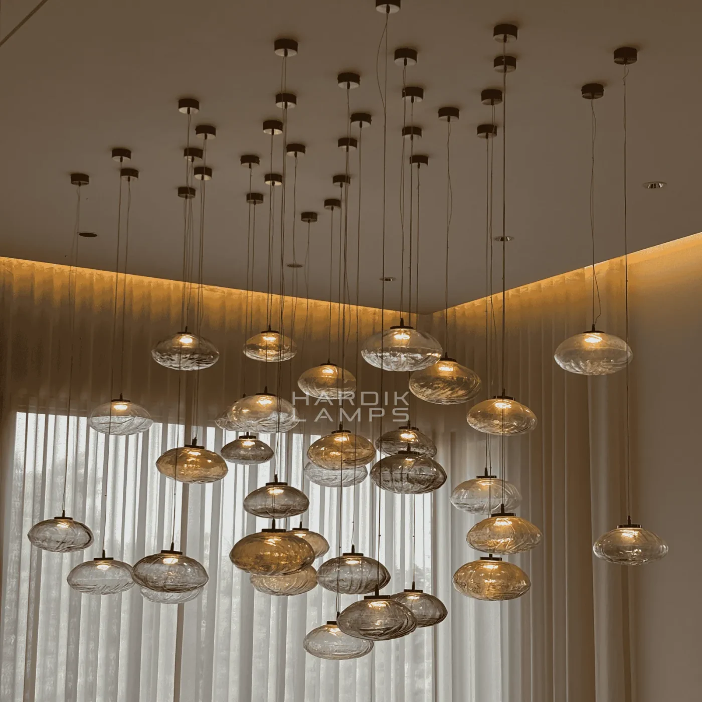 Aurora Bubble Chandelier