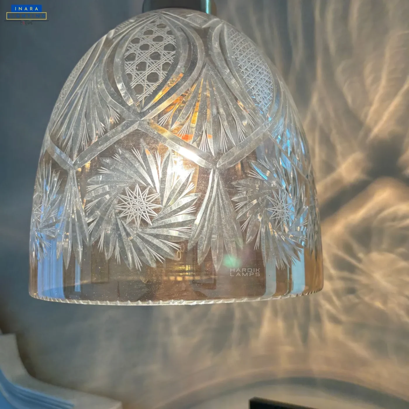 Artisan Cut Glass Pendant Light