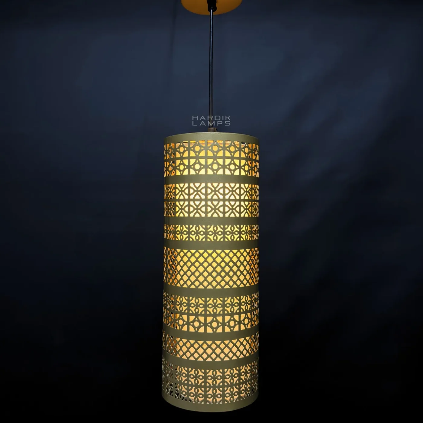 Filigree Cylinder Pendant Light