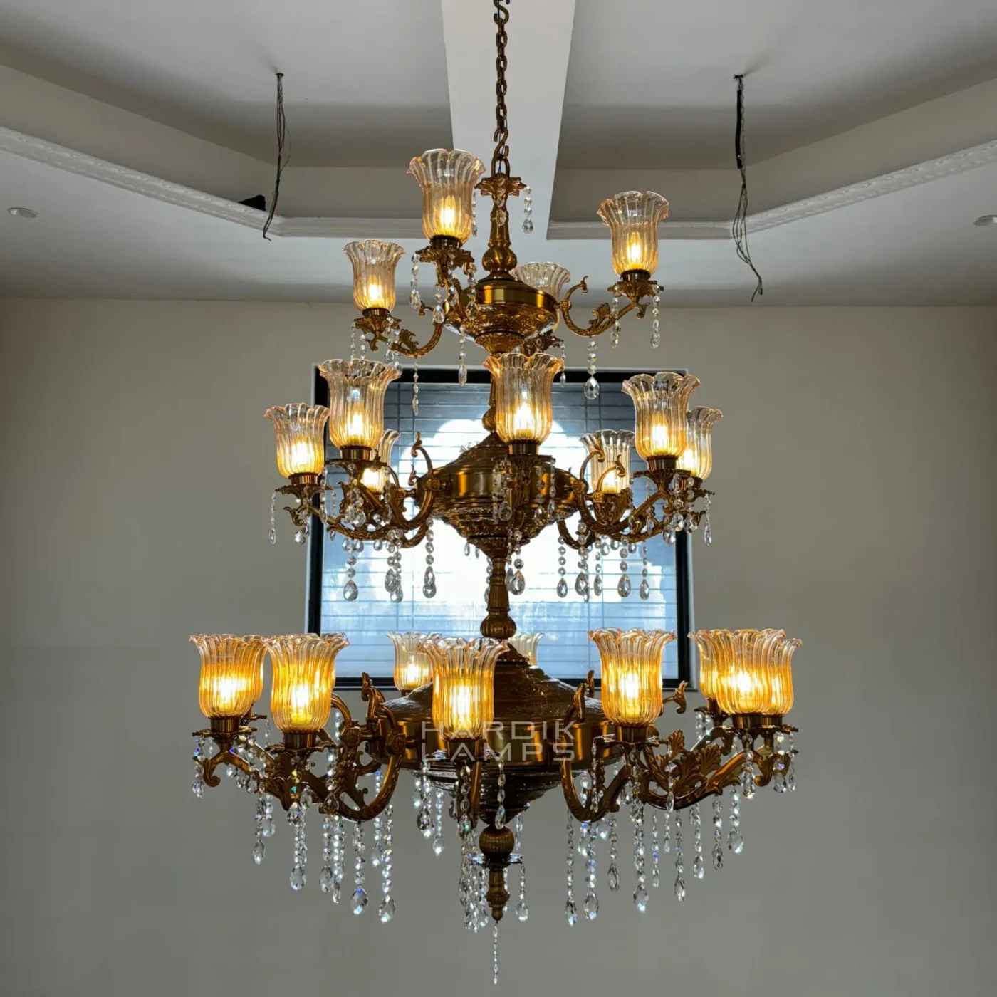 Ornate Dual Tier Chandelier