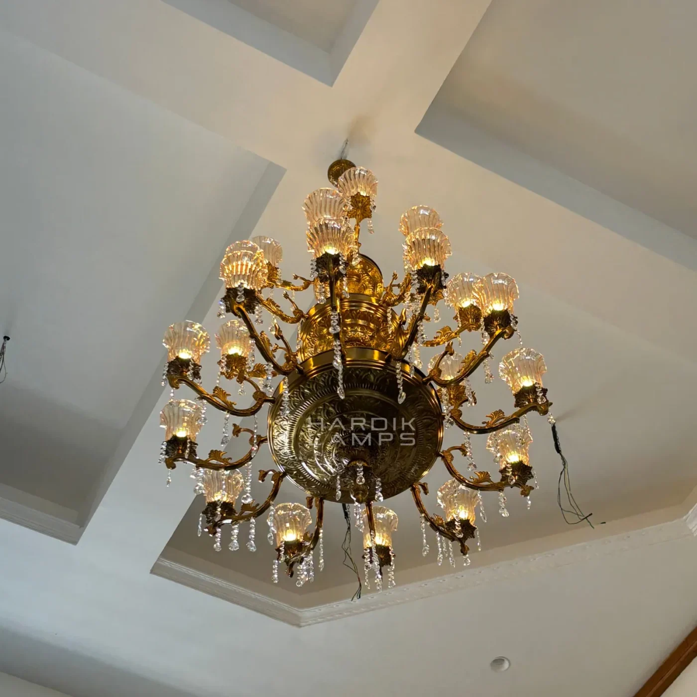Ornate Dual Tier Chandelier
