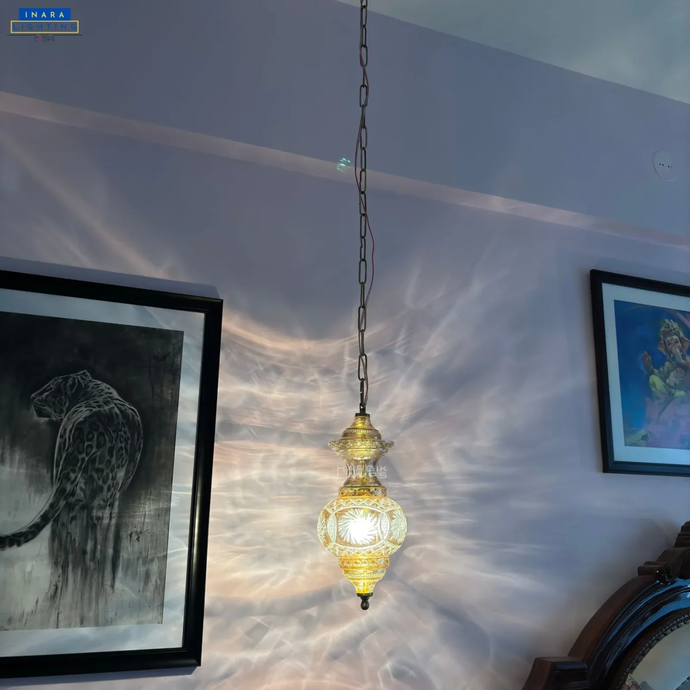 Amber Haze Pendant Light
