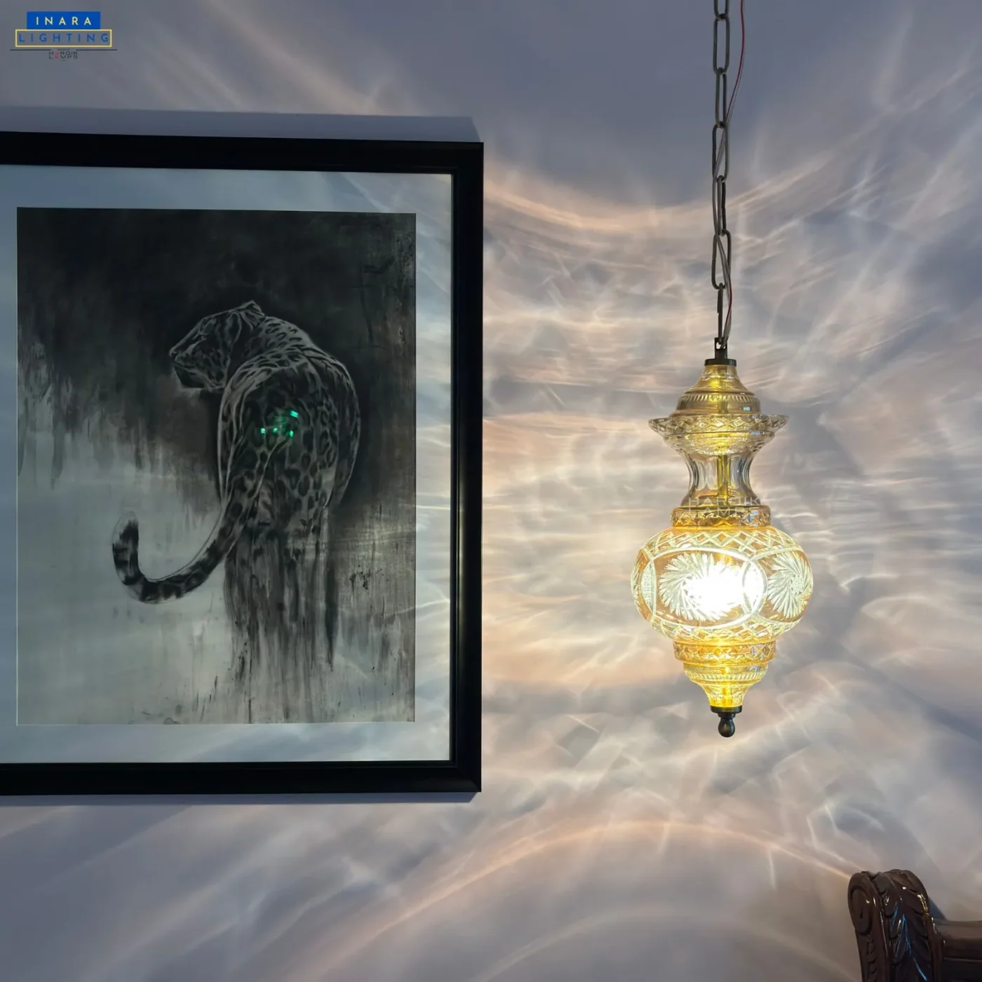 Amber Haze Pendant Light