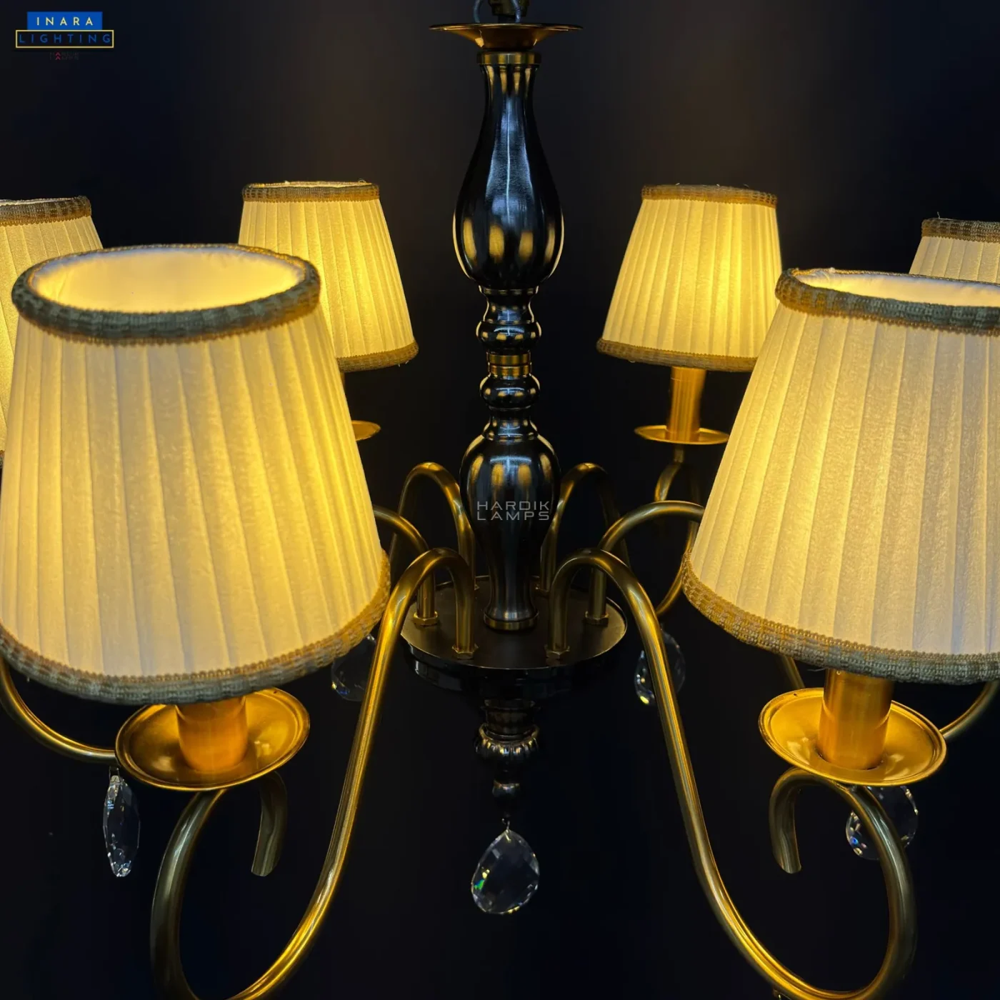 Duet Scroll Chandelier