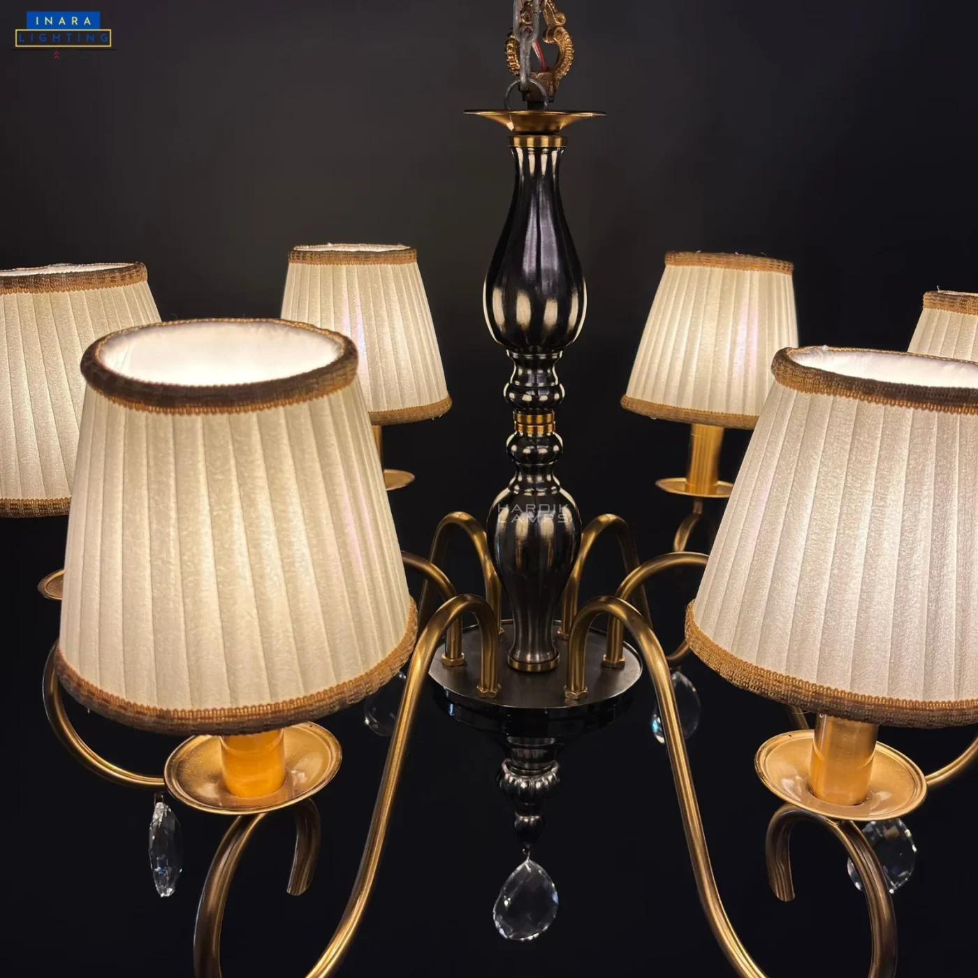 Duet Scroll Chandelier