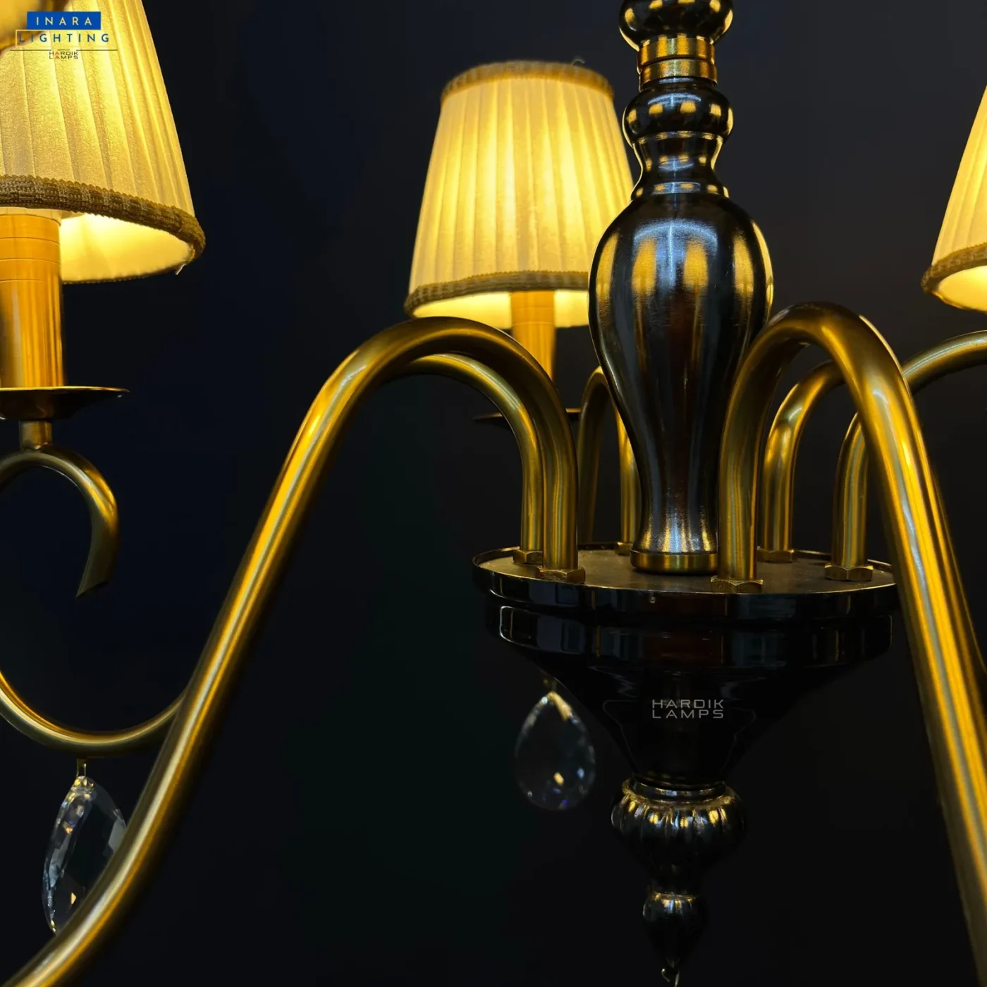 Duet Scroll Chandelier