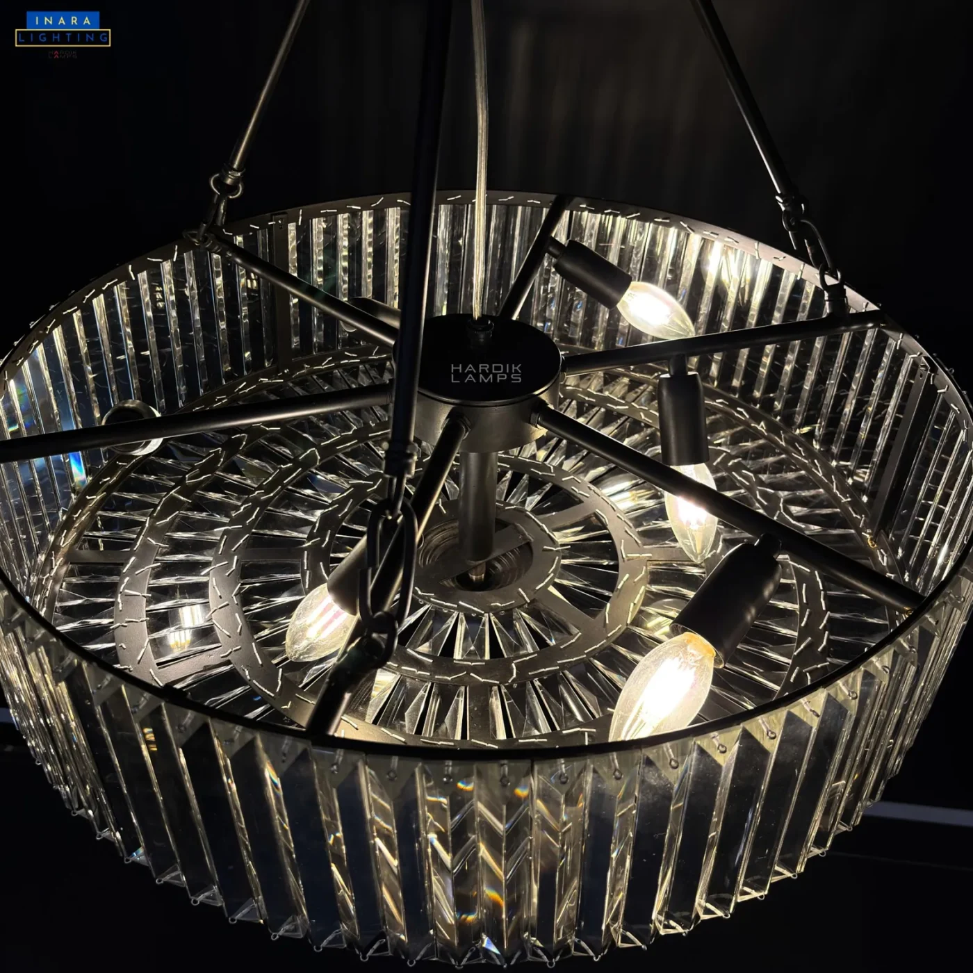 Prism Halo Chandelier