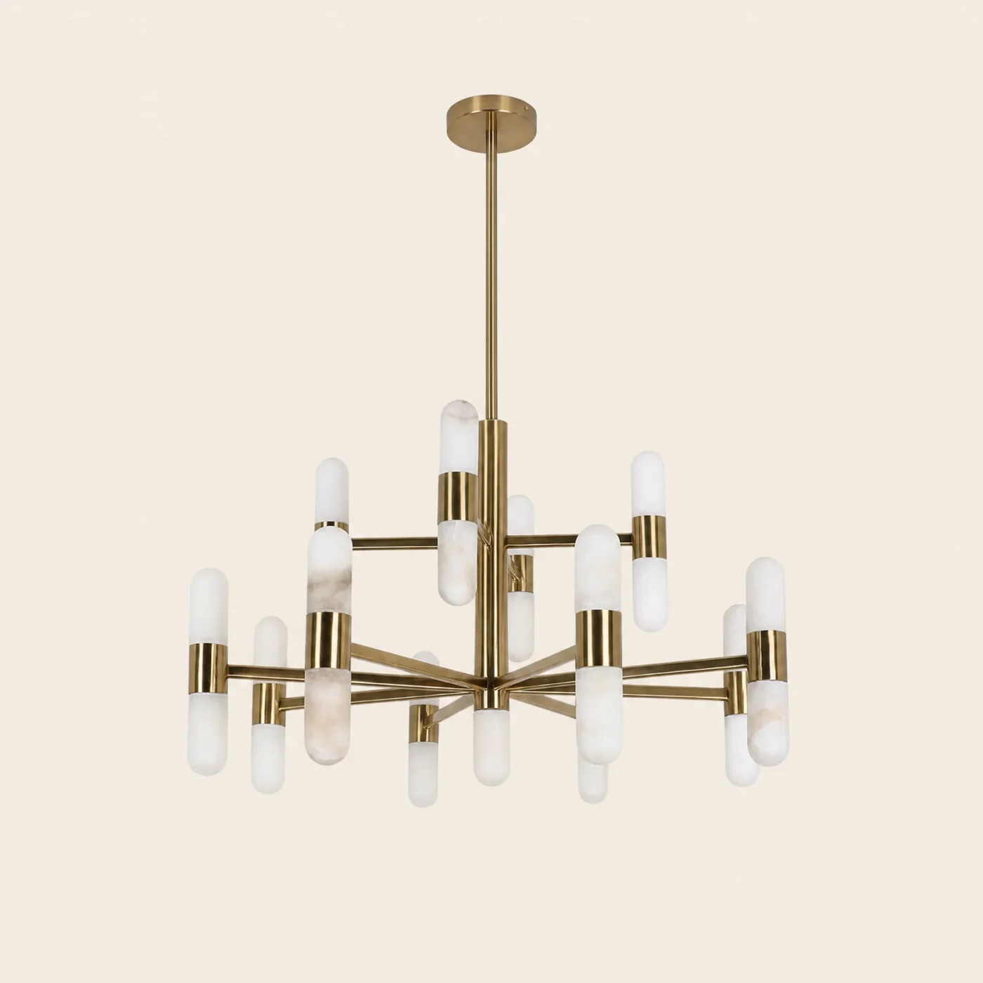 Onyx Sputnik Two-Tier Chandelier