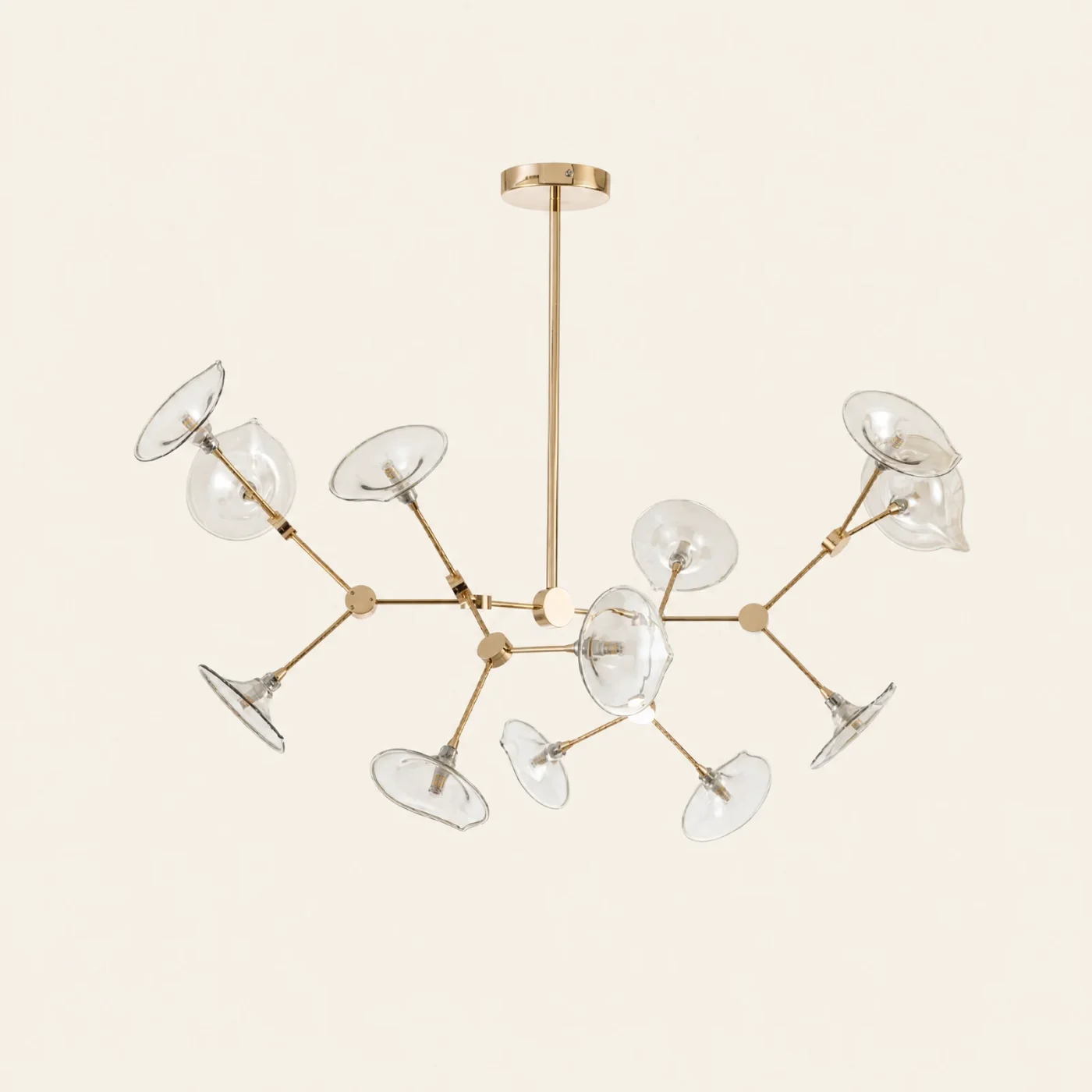 Blossom Glass Cup Chandelier