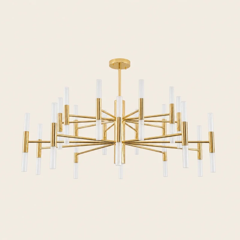 Candela Tube Chandelier