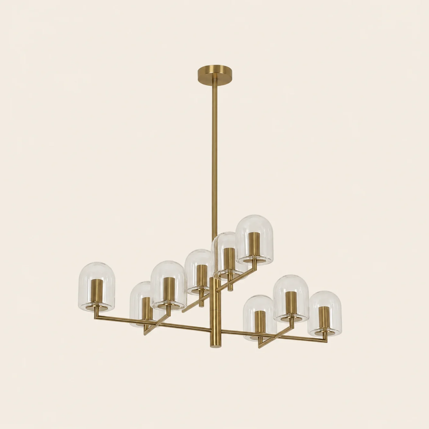 Cloche Glass Dome Chandelier