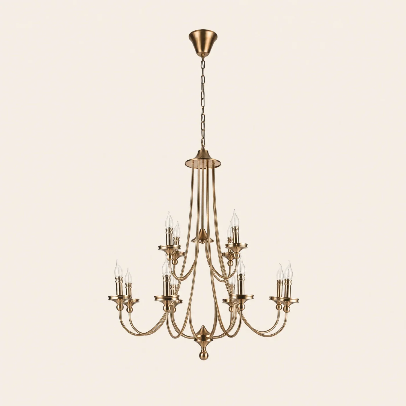 Colonial Two-Tier Chandelier