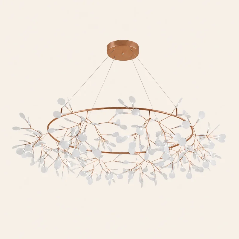 Firefly Copper Ring Chandelier