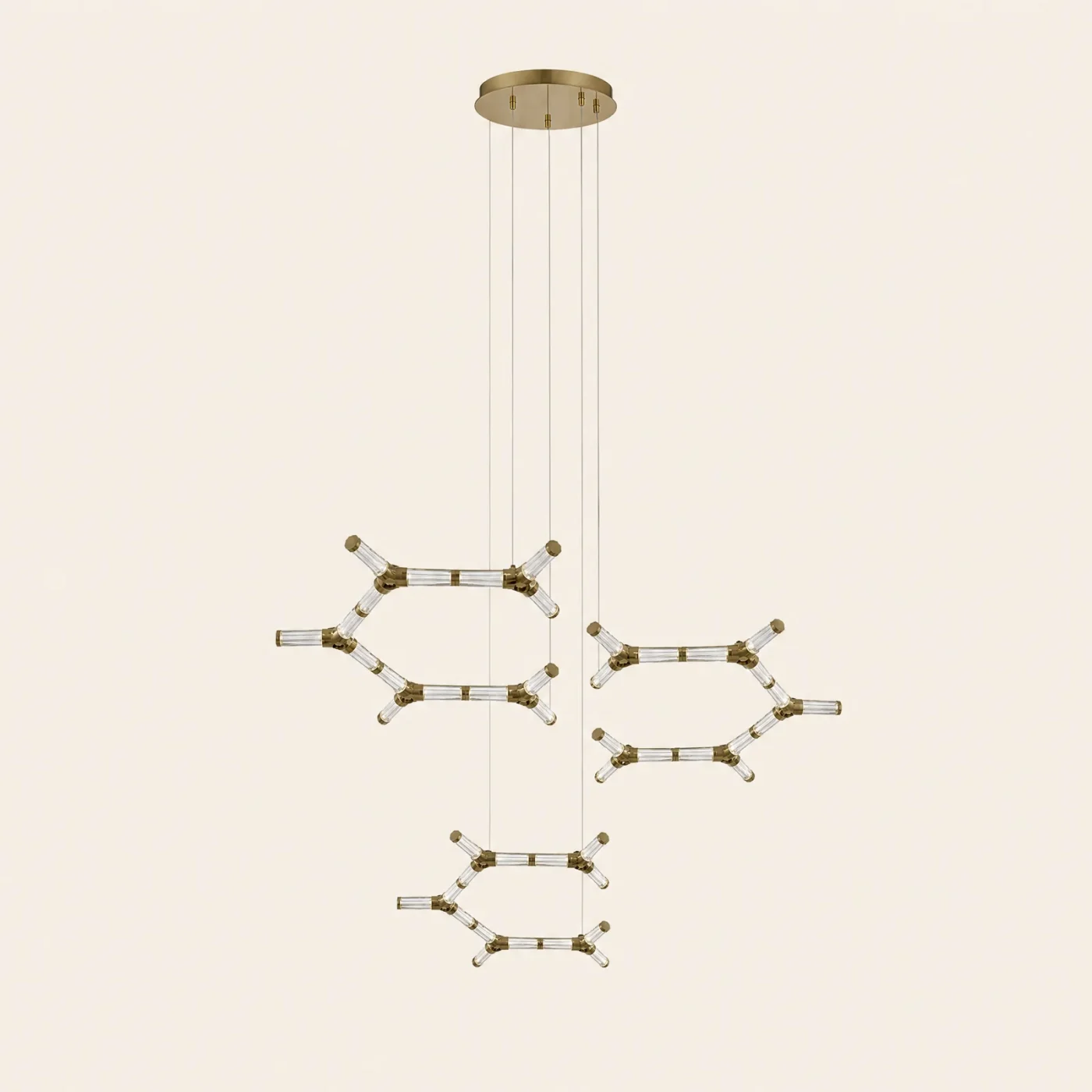 Hexa Tiered Chandelier
