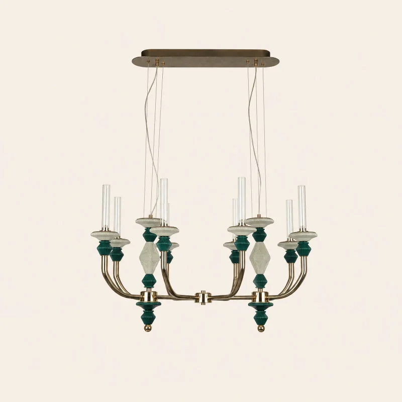 Jade Linear Chandelier