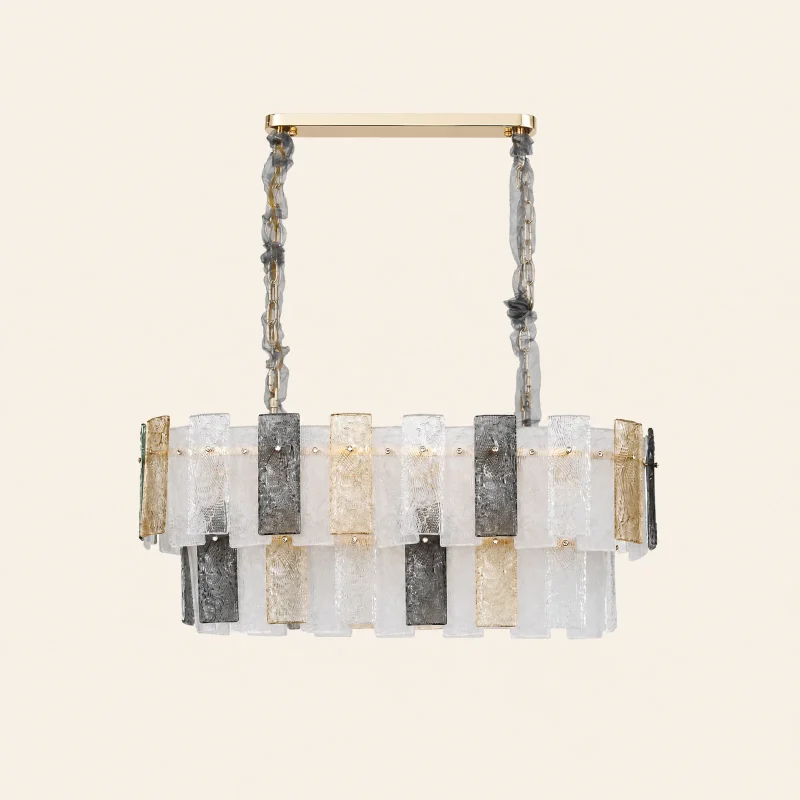 Mosaic Linear Chandelier