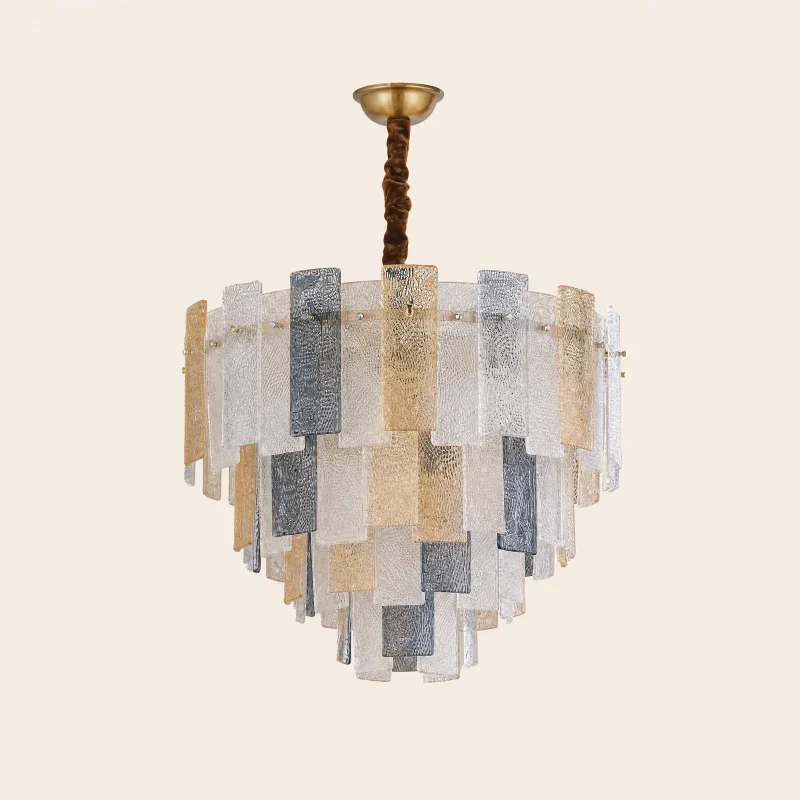 Mosaic Tiered Chandelier