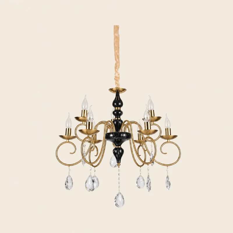 Noir Baroque Chandelier