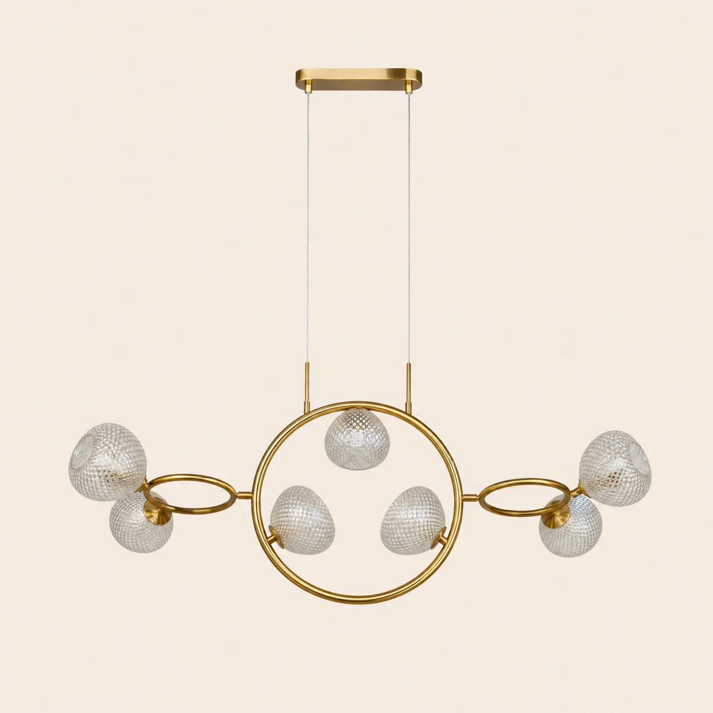 Saturn Ring Linear Chandelier