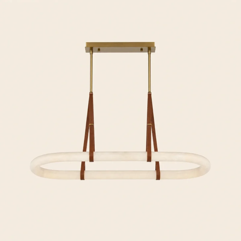 Strap Oval Linear Chandelier