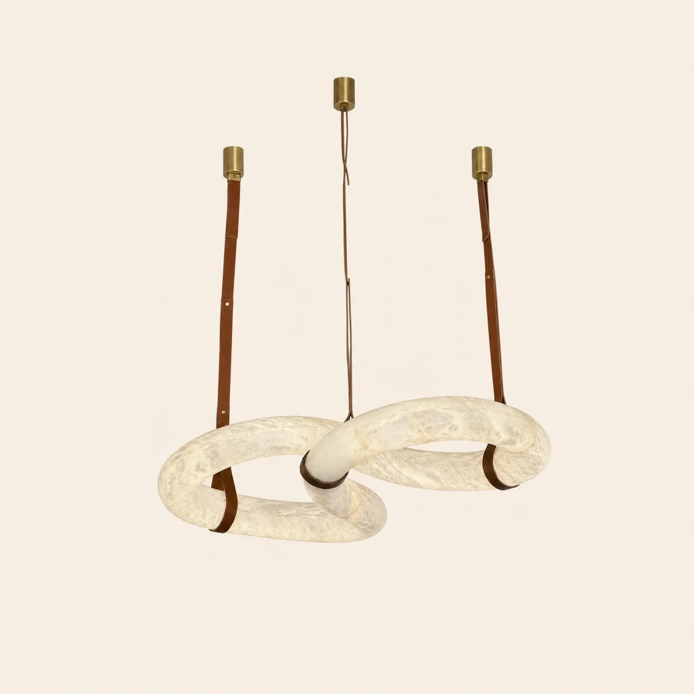 Strap Twin Loop Chandelier