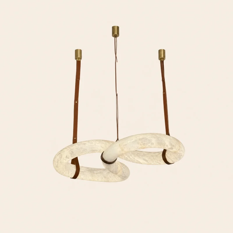 Strap Twin Loop Chandelier